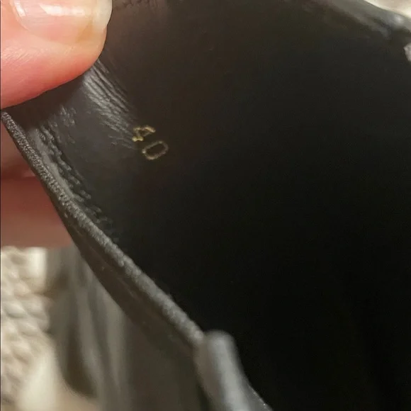 Moncler 1017 Genius 6 Alyx Sleek Black Chunky Leather Ary Ankle Boots - Picture 8 of 16